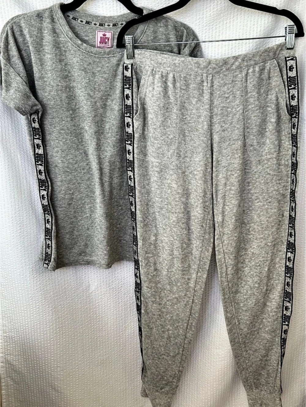 Juicy Couture Y2K Matching Gray Set Size Medium